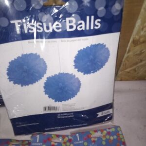 Adidas Blue Tissue Balls - 3 Pack  Or Three Single Packs